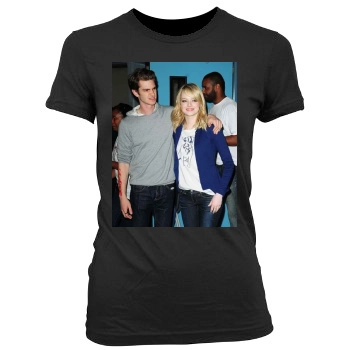 Andrew Garfield Women's Junior Cut Crewneck T-Shirt