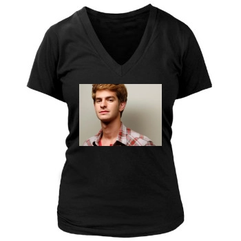 Andrew Garfield Women's Deep V-Neck TShirt