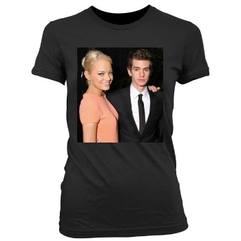 Andrew Garfield Women's Junior Cut Crewneck T-Shirt