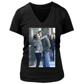 Andrew Garfield Women's Deep V-Neck TShirt