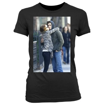 Andrew Garfield Women's Junior Cut Crewneck T-Shirt