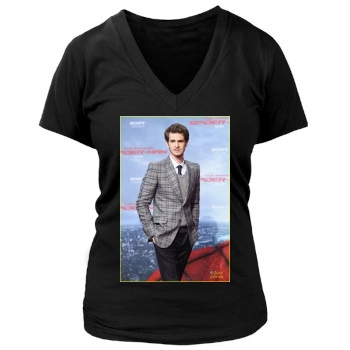 Andrew Garfield Women's Deep V-Neck TShirt