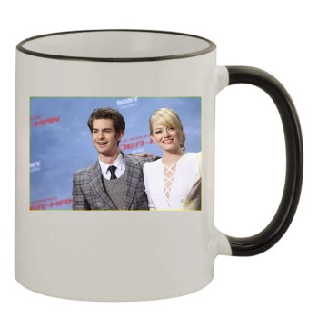 Andrew Garfield 11oz Colored Rim & Handle Mug