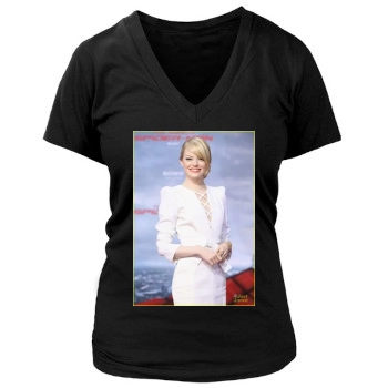 Andrew Garfield Women's Deep V-Neck TShirt