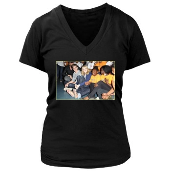 Andrew Garfield Women's Deep V-Neck TShirt