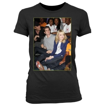 Andrew Garfield Women's Junior Cut Crewneck T-Shirt