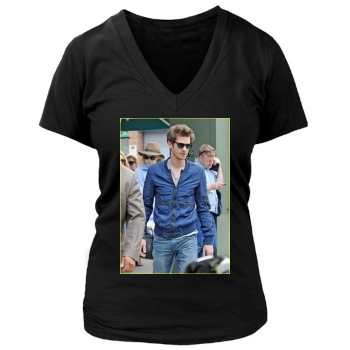 Andrew Garfield Women's Deep V-Neck TShirt