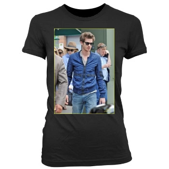 Andrew Garfield Women's Junior Cut Crewneck T-Shirt