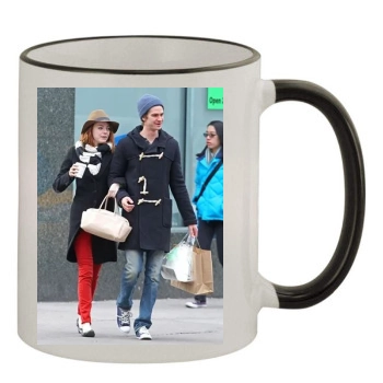 Andrew Garfield 11oz Colored Rim & Handle Mug