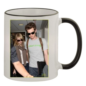 Andrew Garfield 11oz Colored Rim & Handle Mug