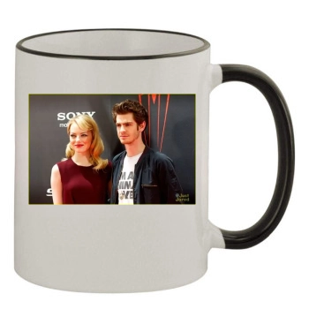 Andrew Garfield 11oz Colored Rim & Handle Mug