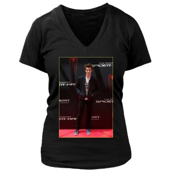 Andrew Garfield Women's Deep V-Neck TShirt