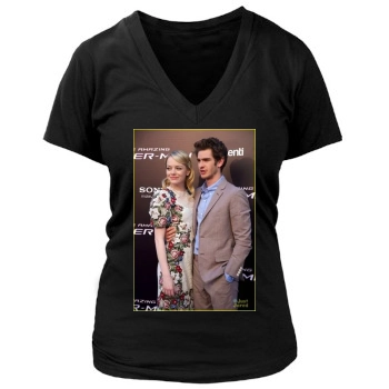 Andrew Garfield Women's Deep V-Neck TShirt