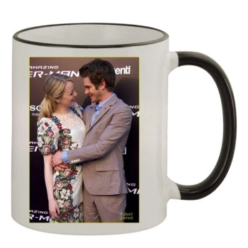 Andrew Garfield 11oz Colored Rim & Handle Mug