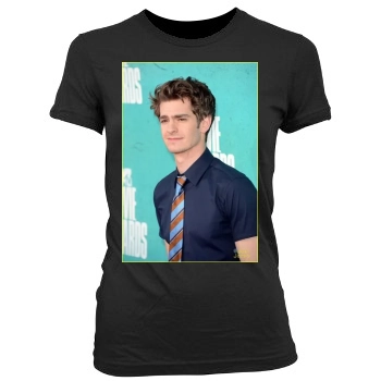 Andrew Garfield Women's Junior Cut Crewneck T-Shirt