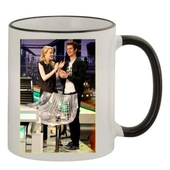 Andrew Garfield 11oz Colored Rim & Handle Mug