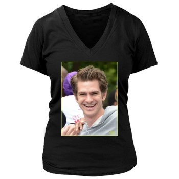 Andrew Garfield Women's Deep V-Neck TShirt