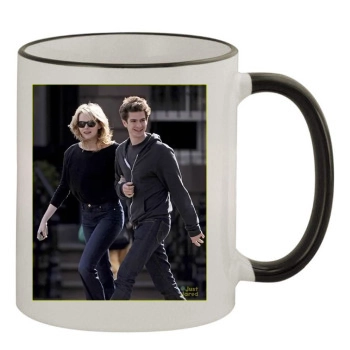 Andrew Garfield 11oz Colored Rim & Handle Mug