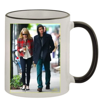 Andrew Garfield 11oz Colored Rim & Handle Mug