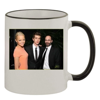 Andrew Garfield 11oz Colored Rim & Handle Mug