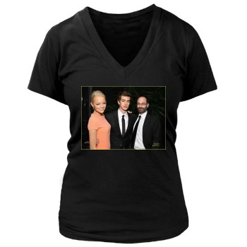 Andrew Garfield Women's Deep V-Neck TShirt