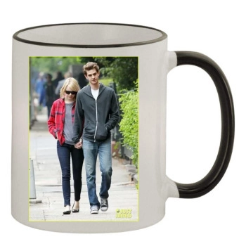 Andrew Garfield 11oz Colored Rim & Handle Mug