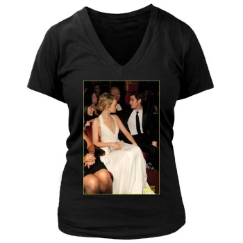 Andrew Garfield Women's Deep V-Neck TShirt