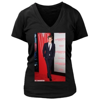 Andrew Garfield Women's Deep V-Neck TShirt