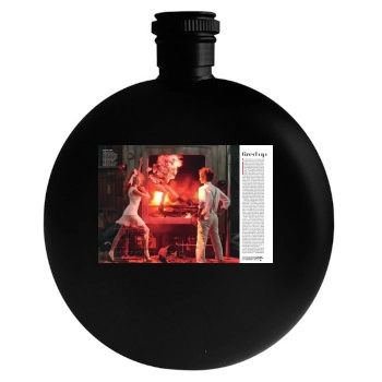 Andrew Garfield Round Flask