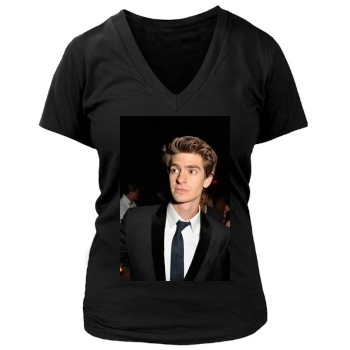 Andrew Garfield Women's Deep V-Neck TShirt