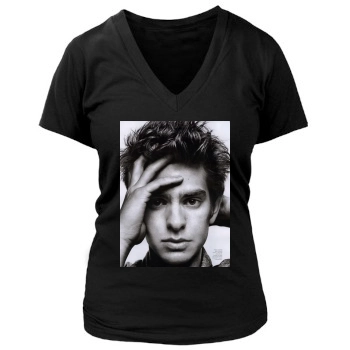 Andrew Garfield Women's Deep V-Neck TShirt