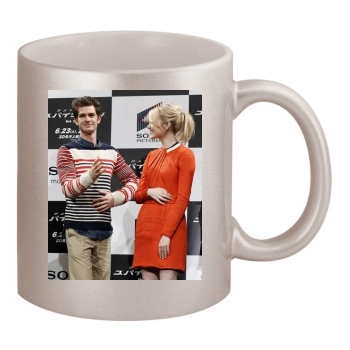 Andrew Garfield 11oz Metallic Silver Mug