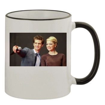 Andrew Garfield 11oz Colored Rim & Handle Mug