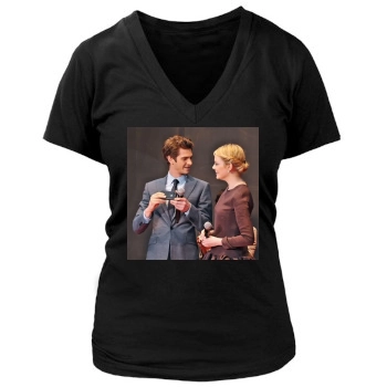 Andrew Garfield Women's Deep V-Neck TShirt