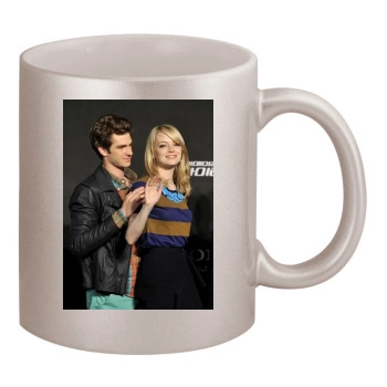 Andrew Garfield 11oz Metallic Silver Mug