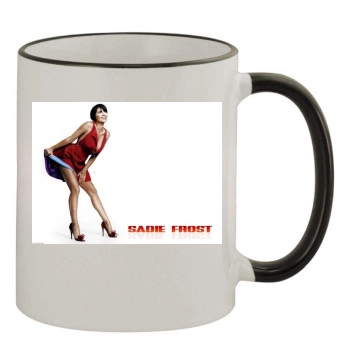 Sadie Frost 11oz Colored Rim & Handle Mug