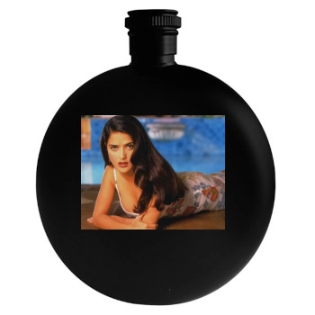 Salma Hayek Round Flask