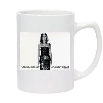 Salma Hayek 14oz White Statesman Mug