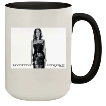 Salma Hayek 15oz Colored Inner & Handle Mug