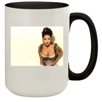 Salma Hayek 15oz Colored Inner & Handle Mug