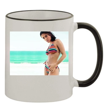 Salma Hayek 11oz Colored Rim & Handle Mug