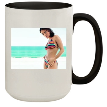 Salma Hayek 15oz Colored Inner & Handle Mug