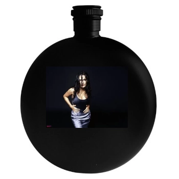 Salma Hayek Round Flask