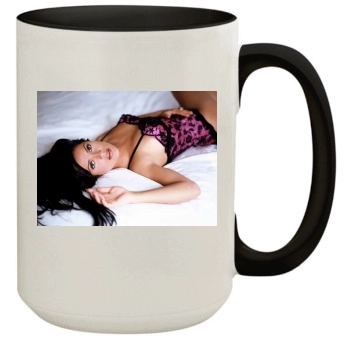 Salma Hayek 15oz Colored Inner & Handle Mug