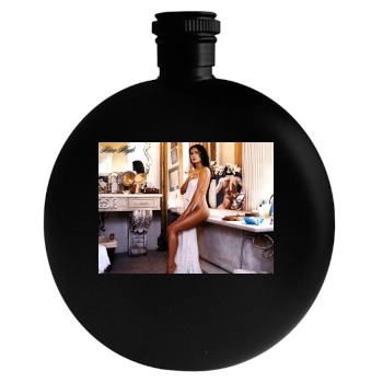 Salma Hayek Round Flask