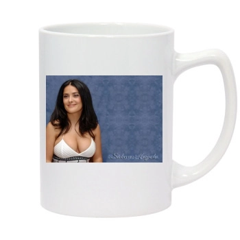 Salma Hayek 14oz White Statesman Mug