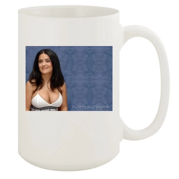 Salma Hayek 15oz White Mug