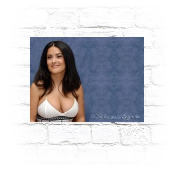 Salma Hayek Metal Wall Art