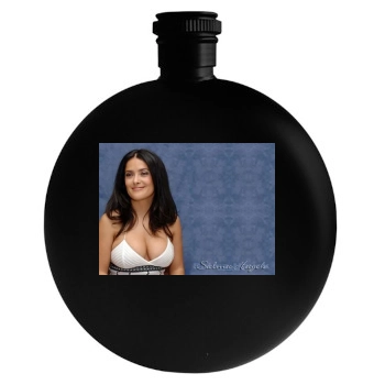 Salma Hayek Round Flask