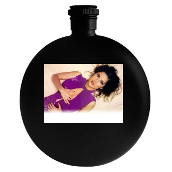 Salma Hayek Round Flask